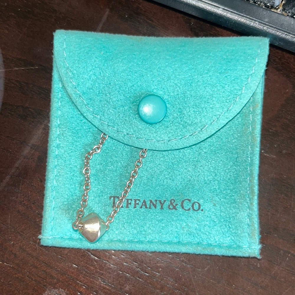 Tiffany’s vintage barrel bead necklace.